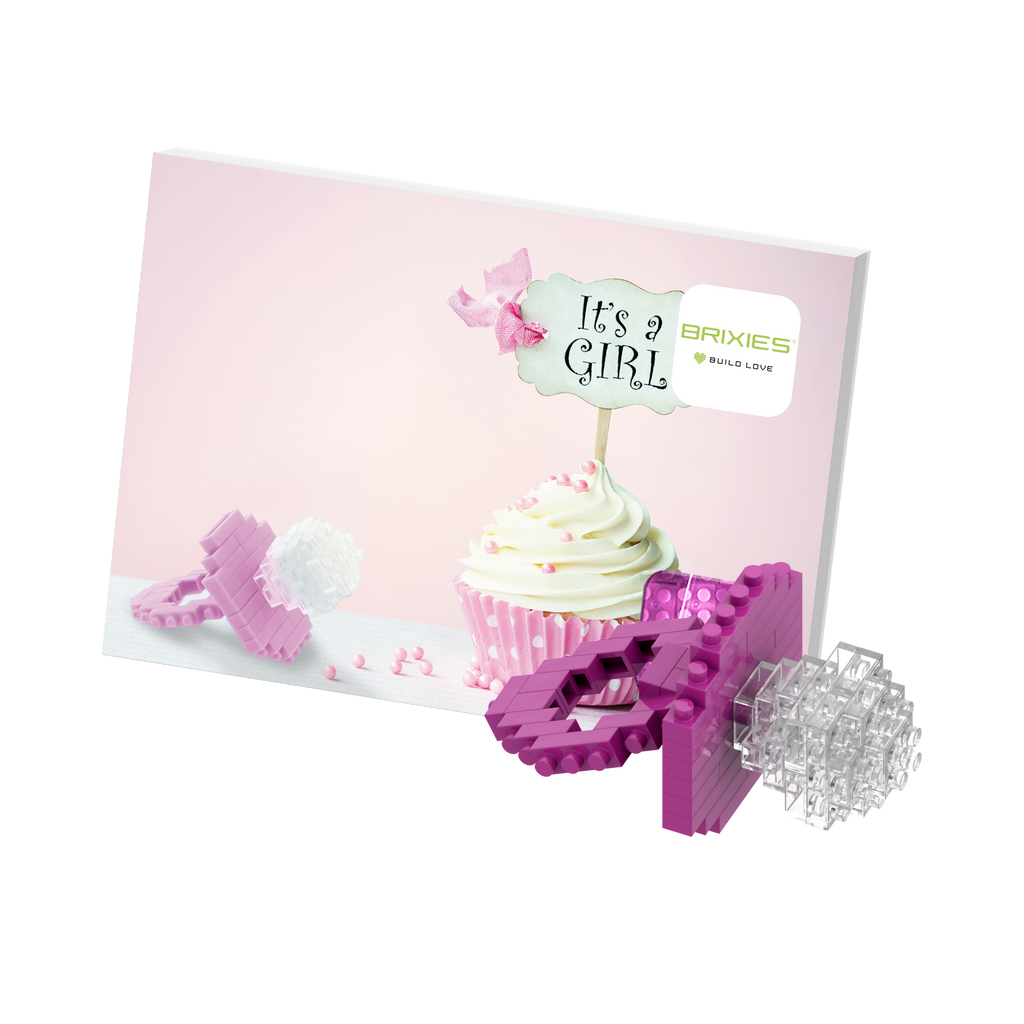 BRIXIES Postkarte Baby Mädchen