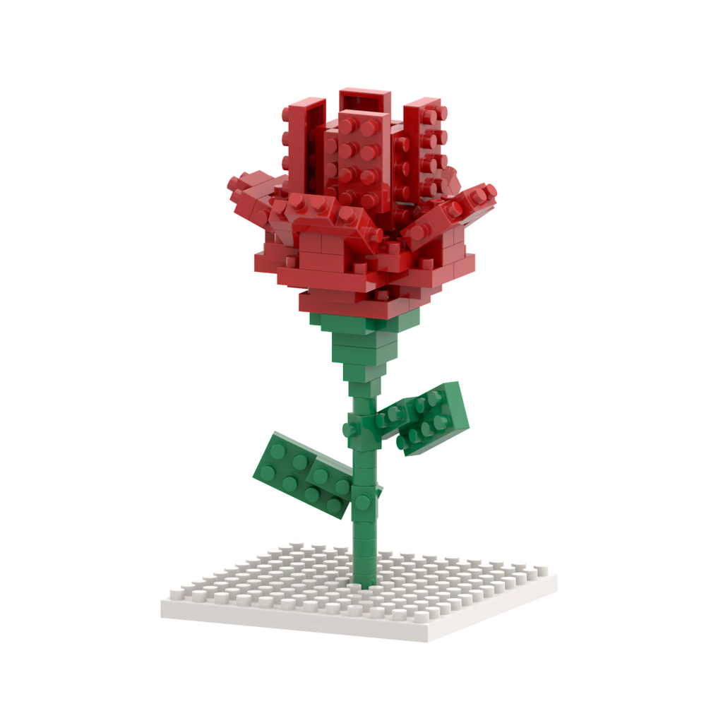 BRIXIES Postkarte Blume