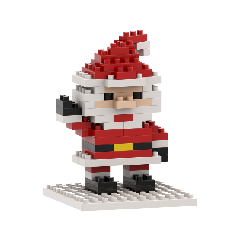 BRIXIES Postkarte Weihnachtsmann