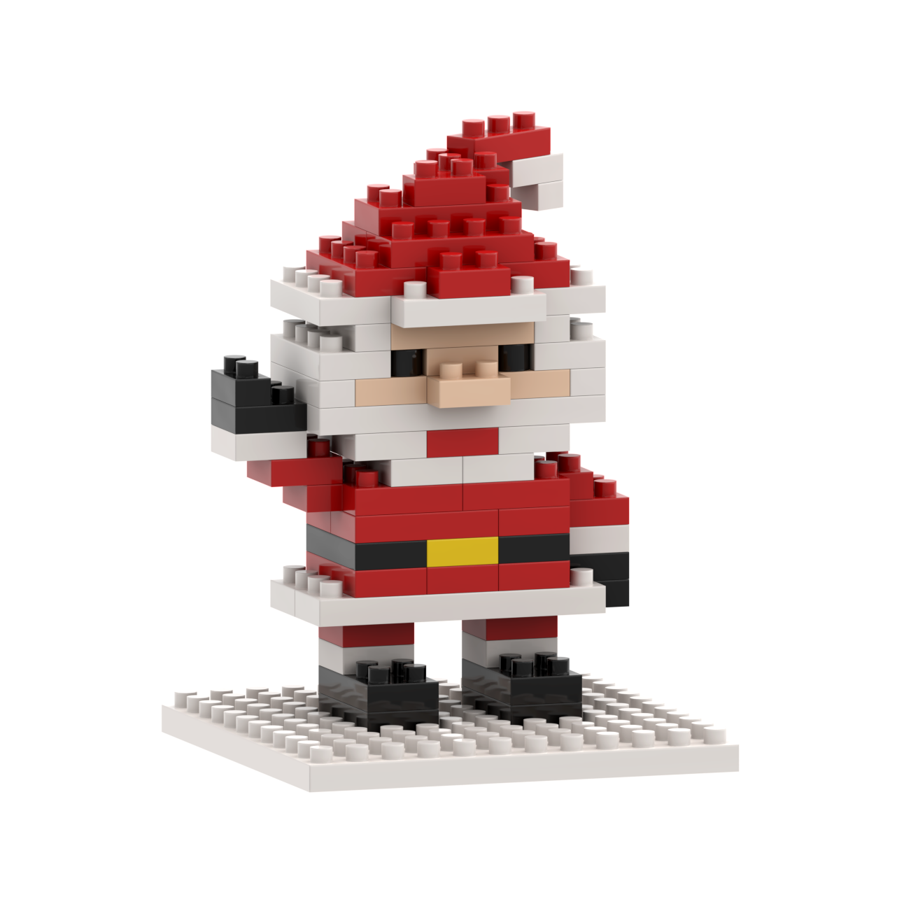 BRIXIES Postkarte Weihnachtsmann