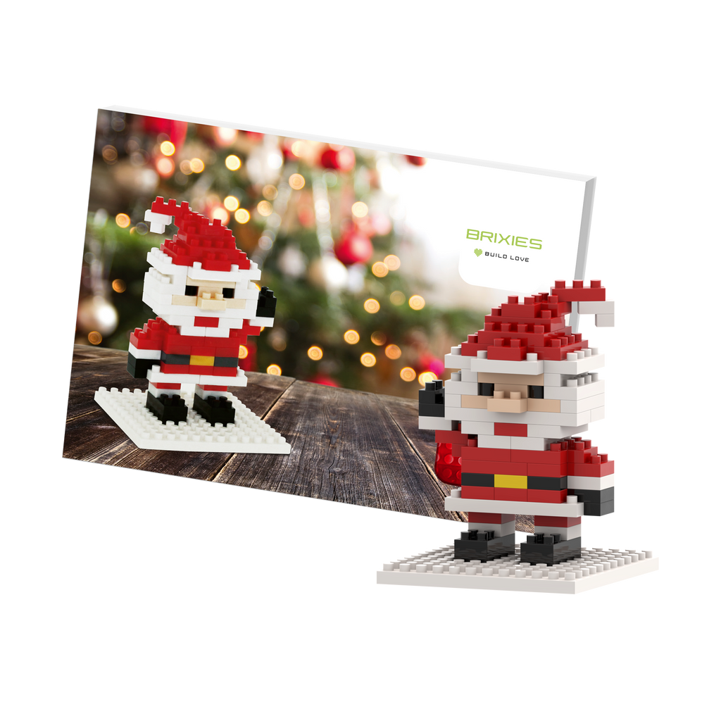 BRIXIES Postkarte Weihnachtsmann