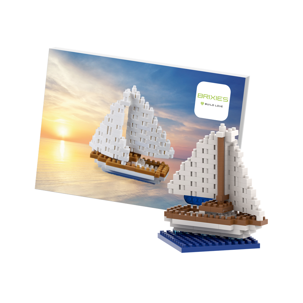 BRIXIES Postkarte Segelschiff