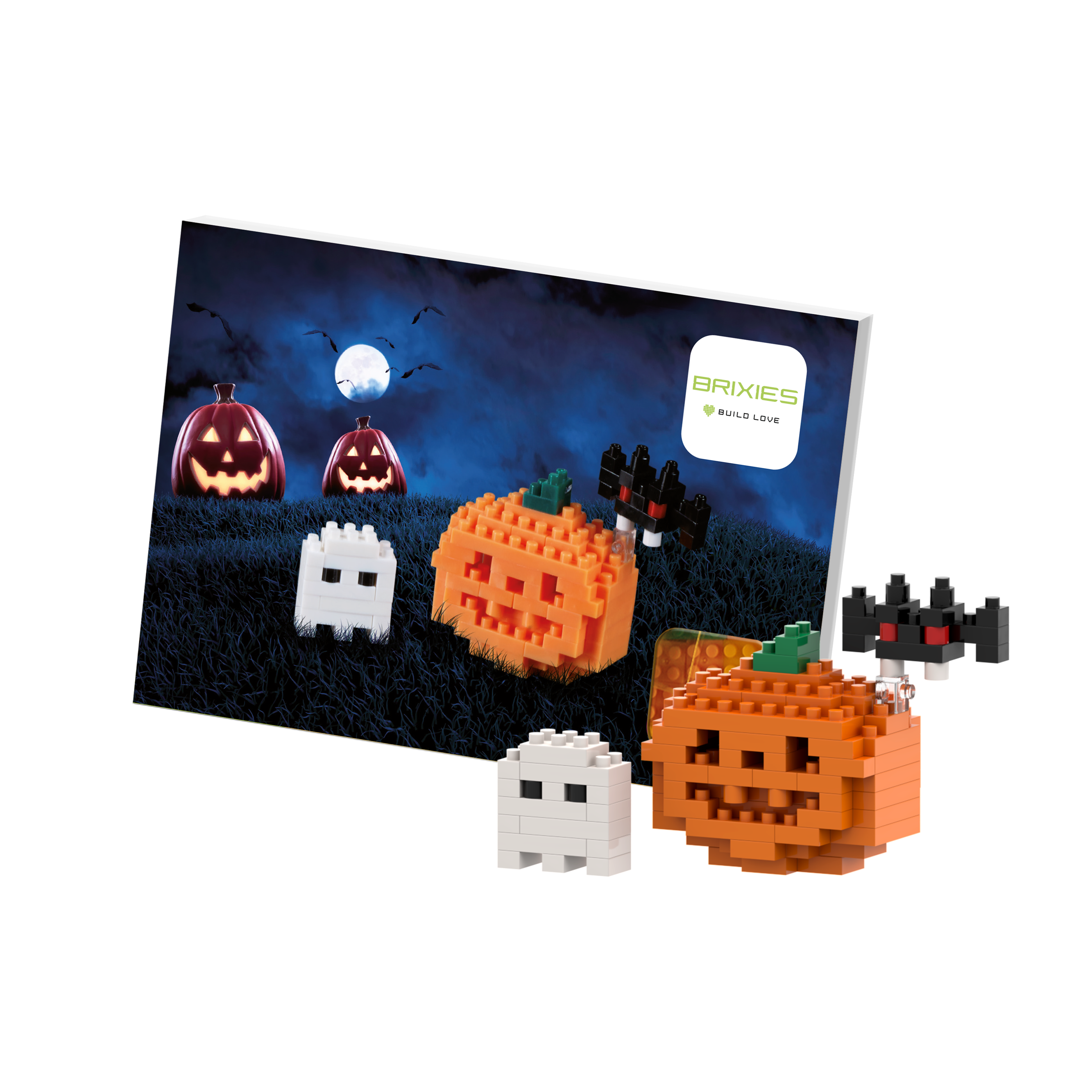 BRIXIES Postkarte Halloween