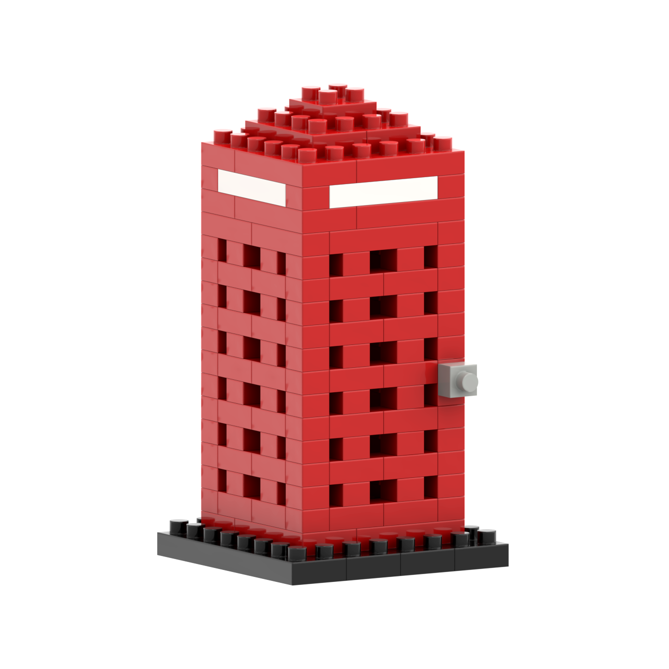 BRIXIES Postkarte Telefonzelle