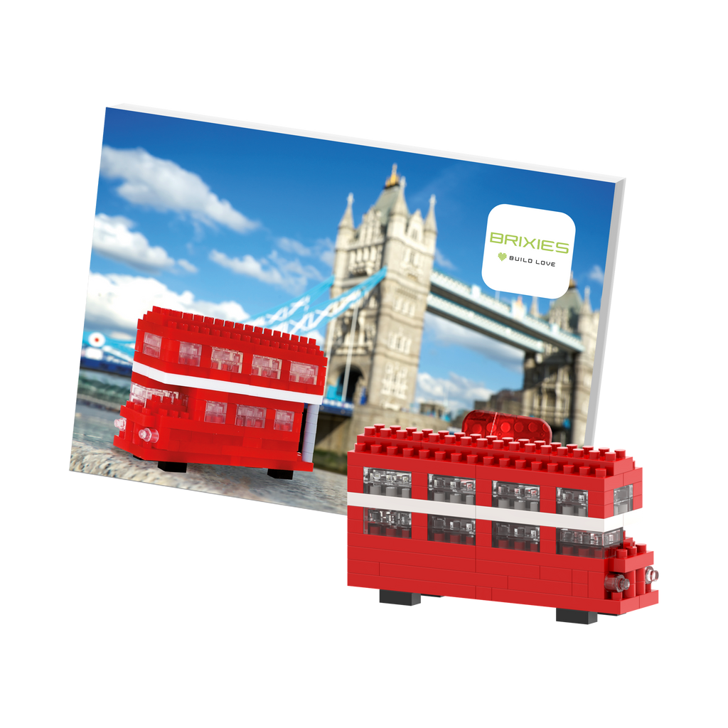 BRIXIES Postkarte Tourbus