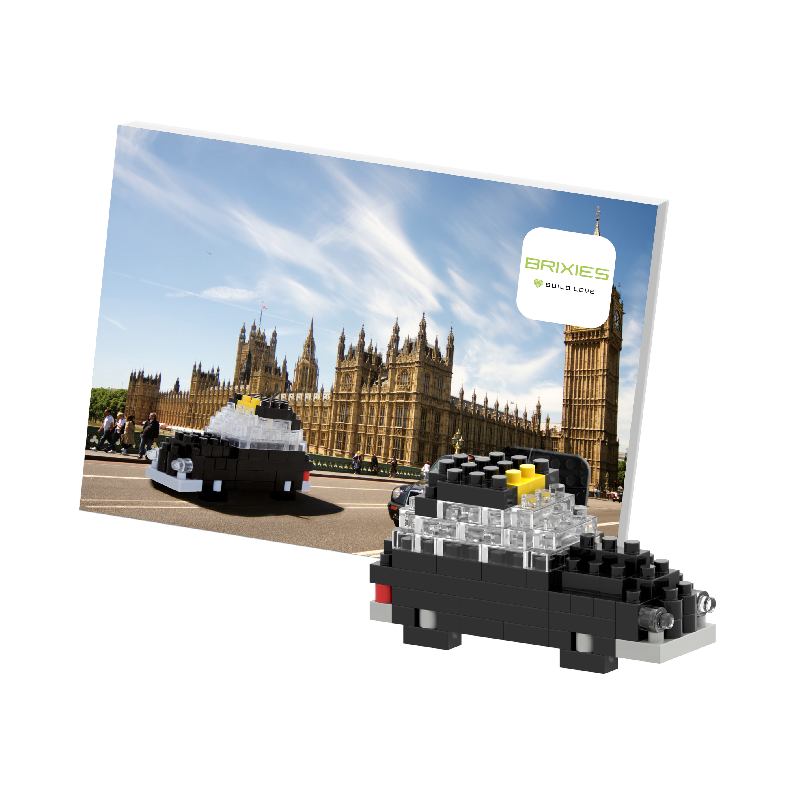 BRIXIES Postkarte London Taxi