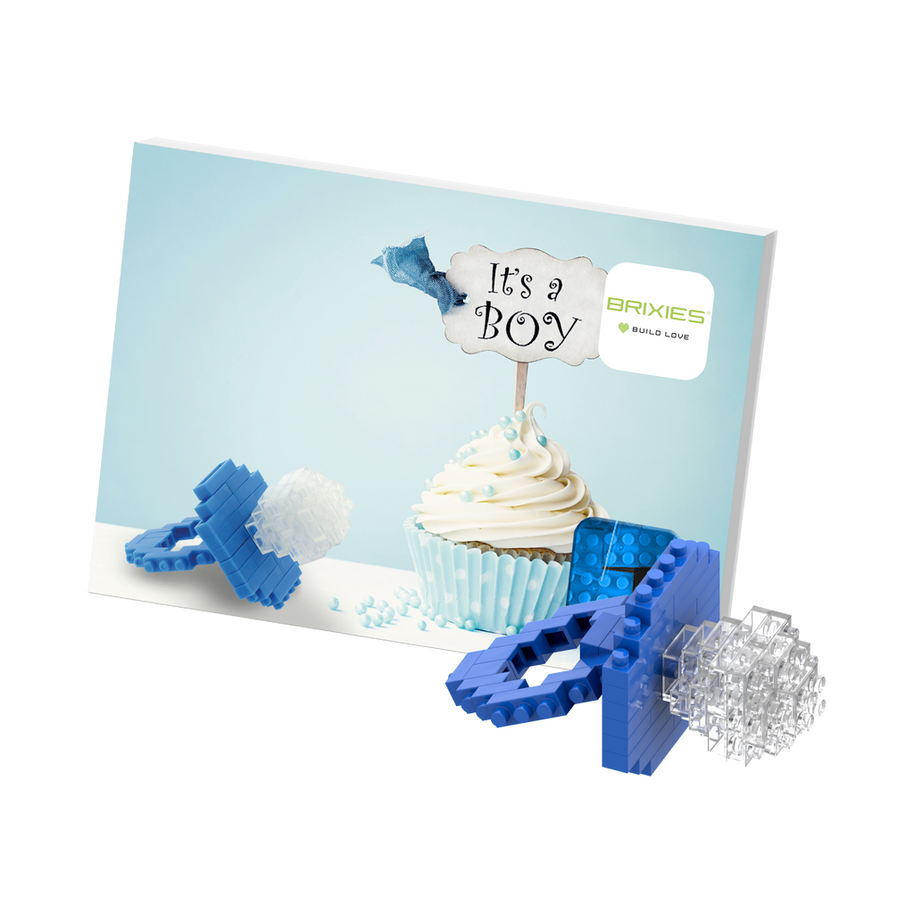 BRIXIES Postkarte Baby Junge