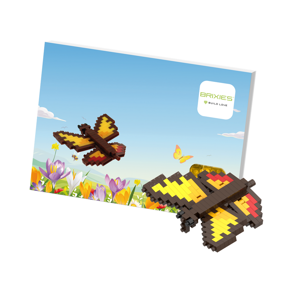 BRIXIES Postkarte Schmetterling