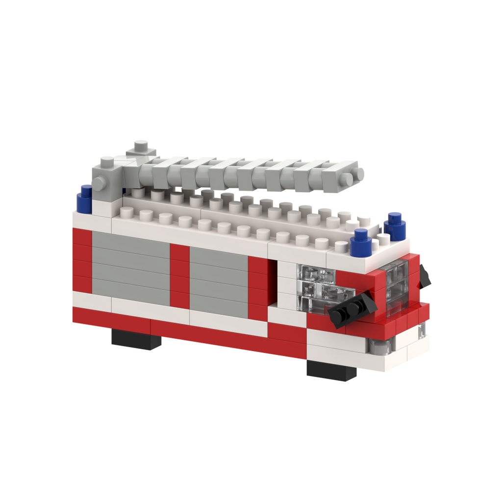 BRIXIES Postkarte Feuerwehr