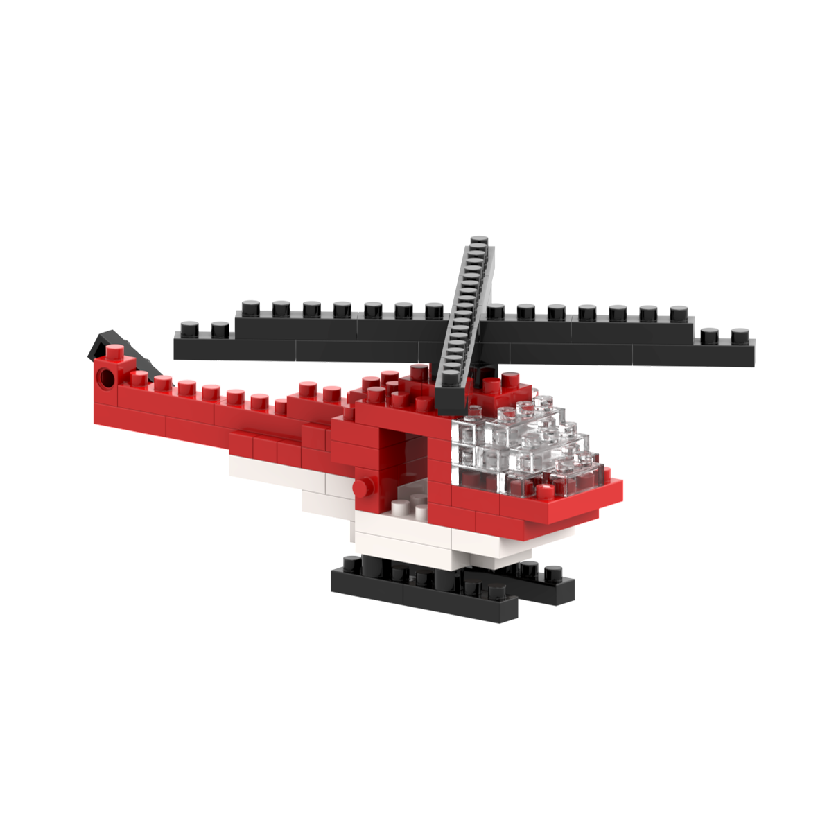 BRIXIES Postkarte Helikopter