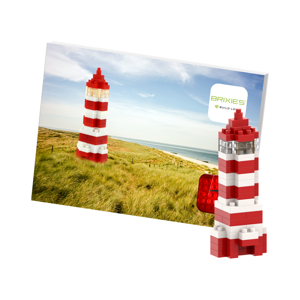 BRIXIES Postkarte Leuchtturm