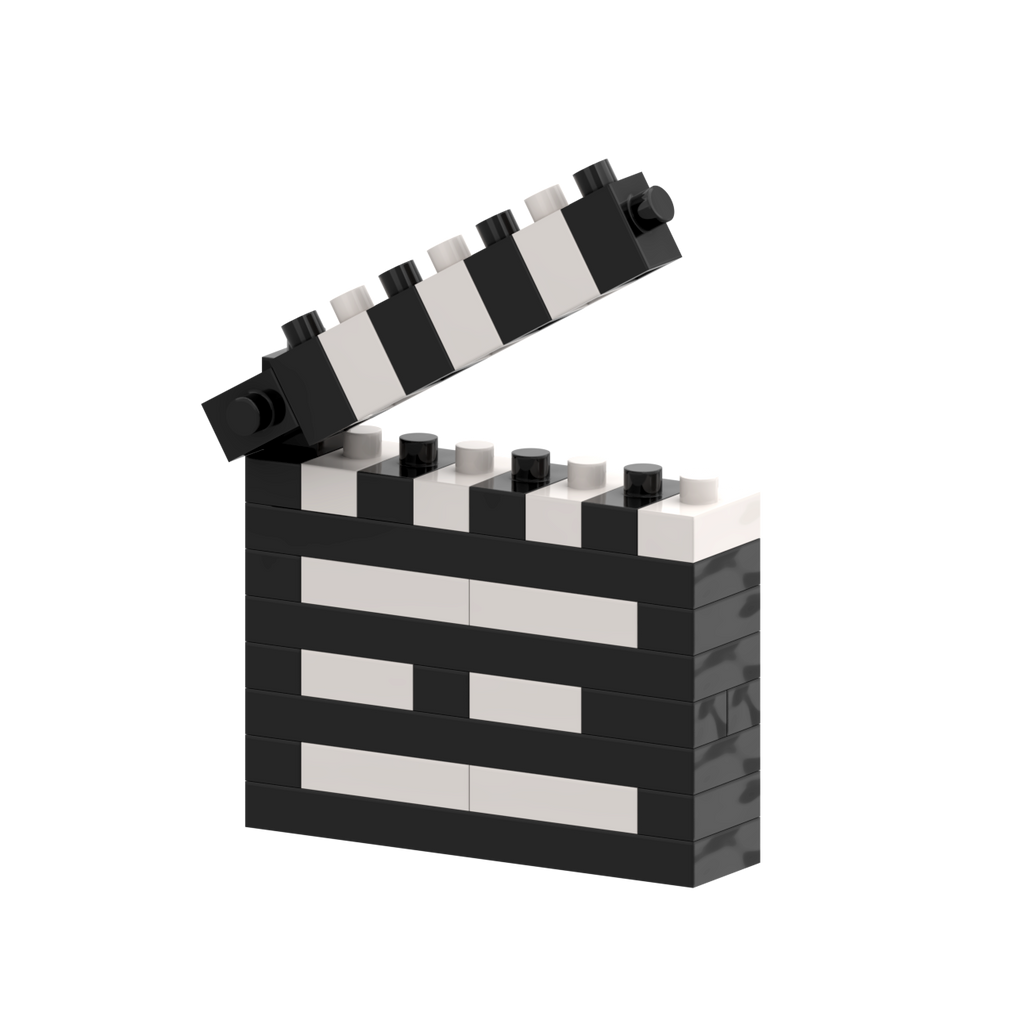 BRIXIES Postkarte Filmklappe