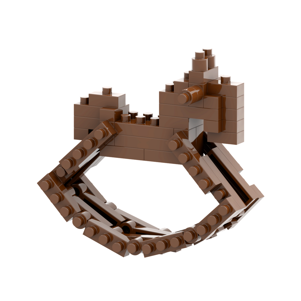 BRIXIES Postkarte Schaukelpferd