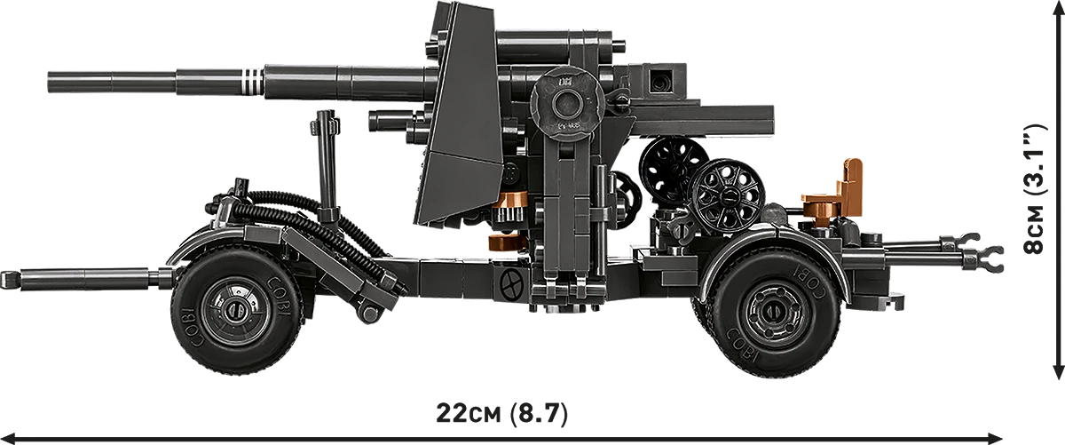 8,8 cm Flak 18 mit Lafette