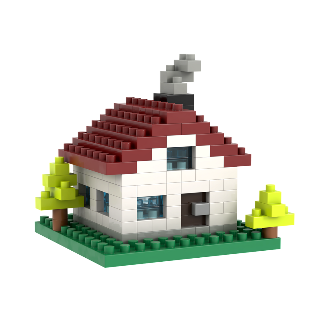 BRIXIES Postkarte Haus