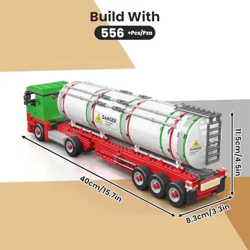 Mould King 24075 - Tanklastwagen | 556 Teile