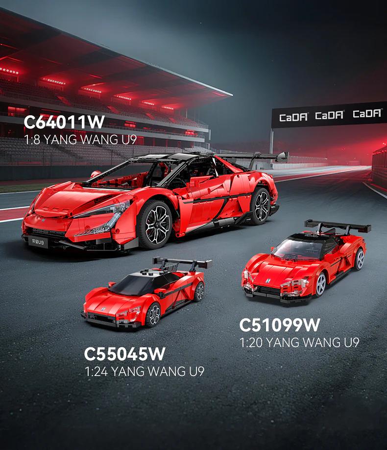 CaDA YangWang U9 Supercar 1/20 (299 Teile)