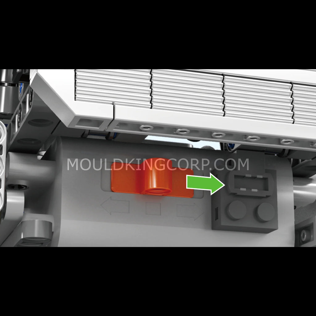 Mould King 10088 Motorisierter V8-Motor-Bausatz | 535 Teile