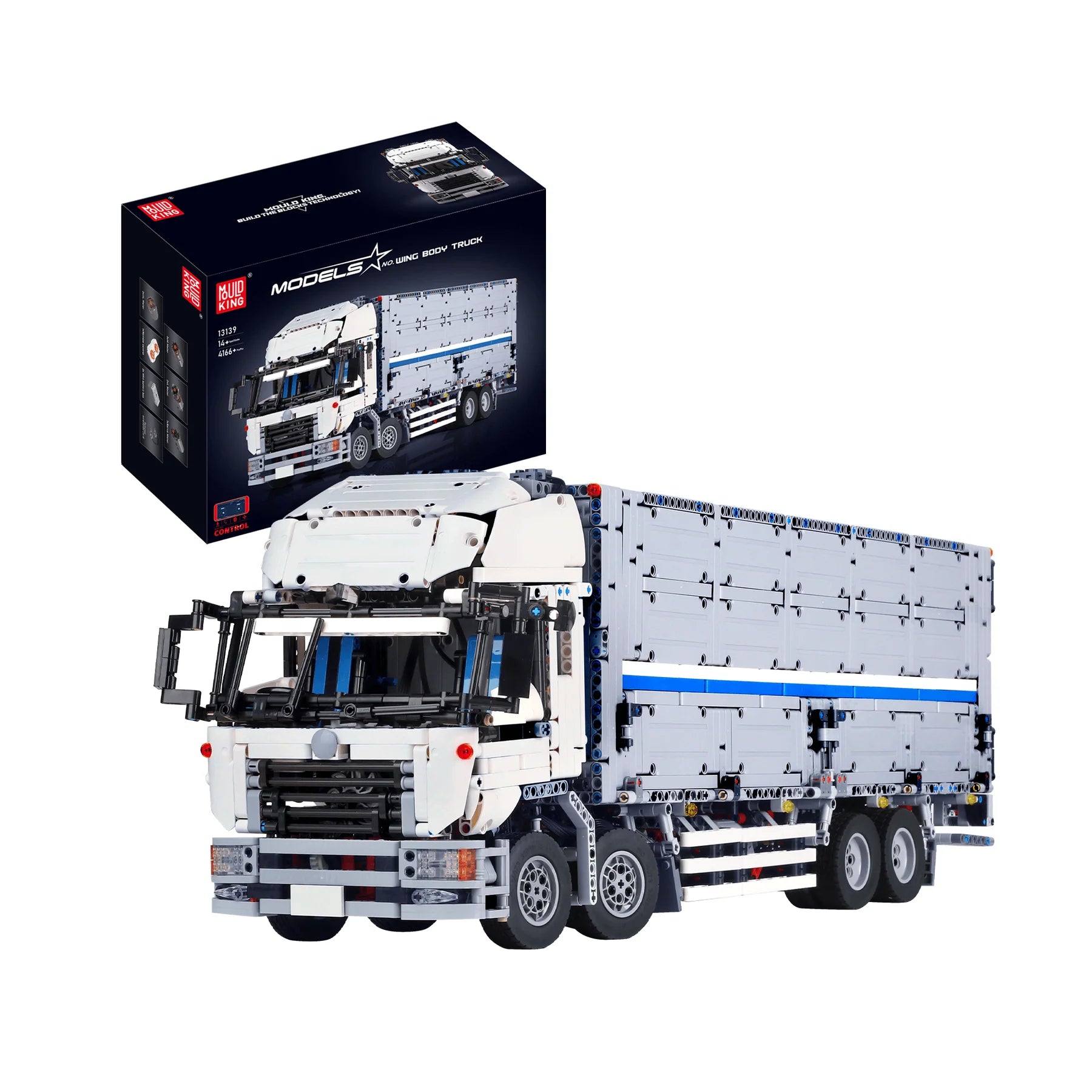 Mould King 13139 Ferngesteuerter Lastwagen-Bausatz | 4.166 Teile