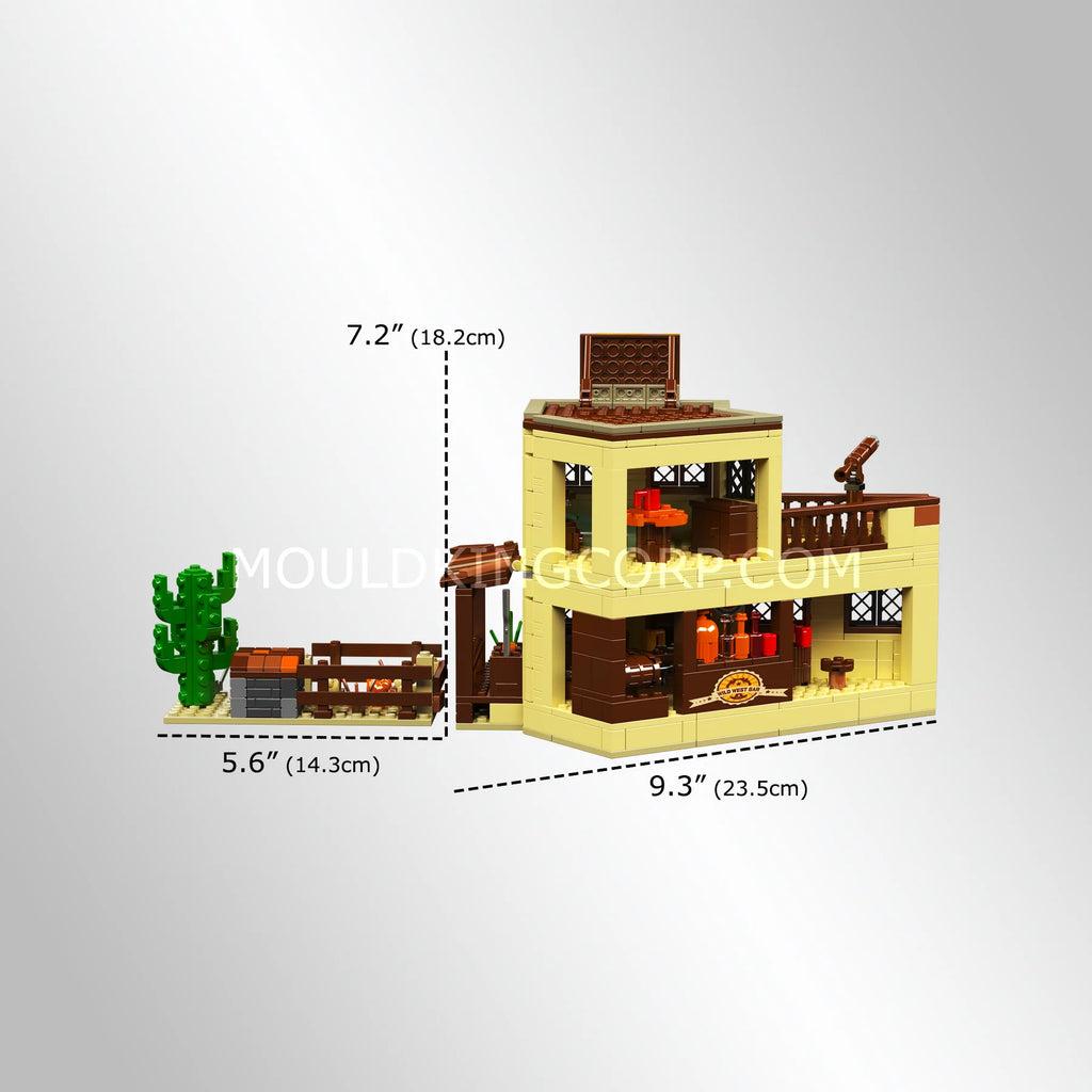 Mould King 24072 Wild West Saloon Bausatz | 800 Teile