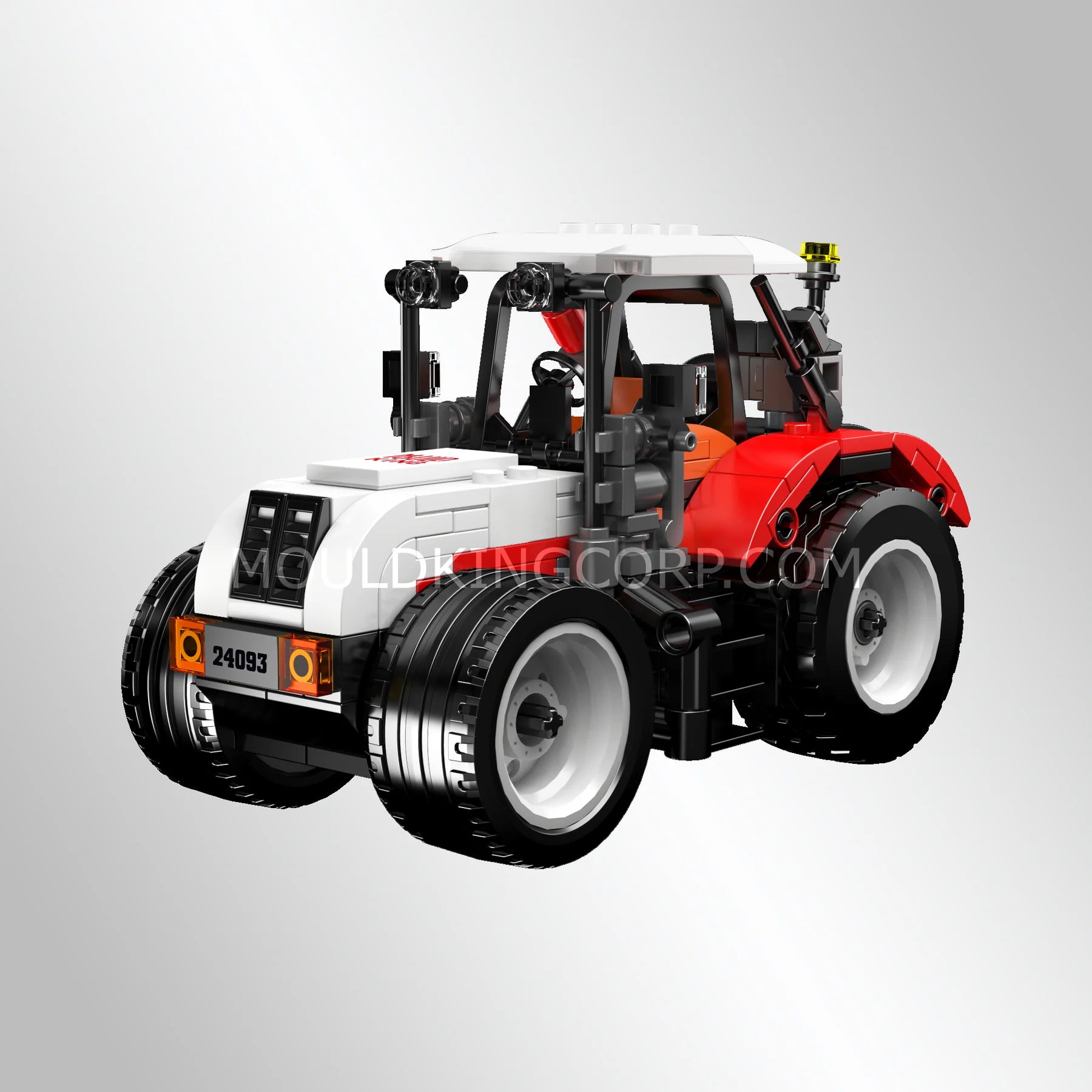 Mould King 24093 Radlader & Landwirtschaftsanhänger Bausatz | 504 Teile