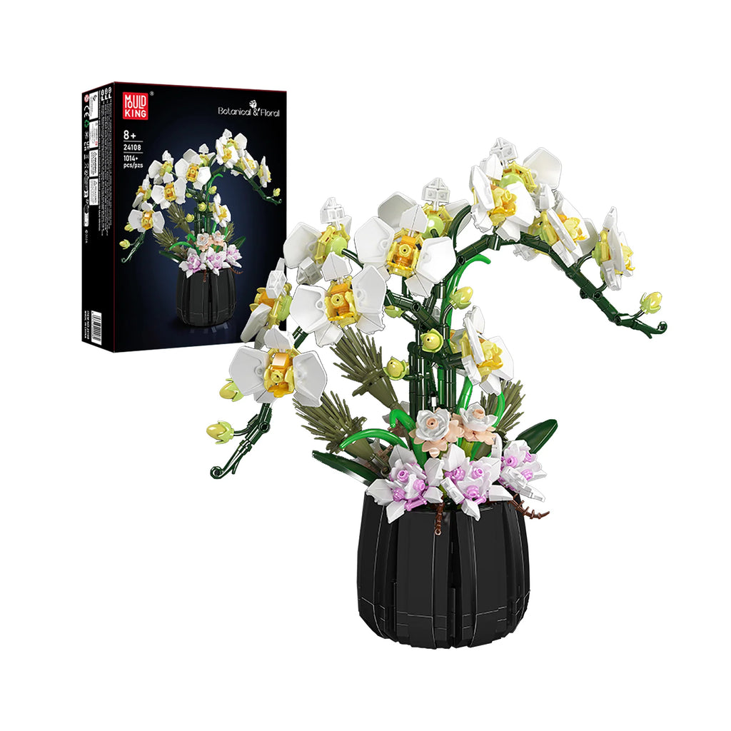 Mould King 24108 Orchideen-Bonsai-Baustein-Set | 1.014 Teile