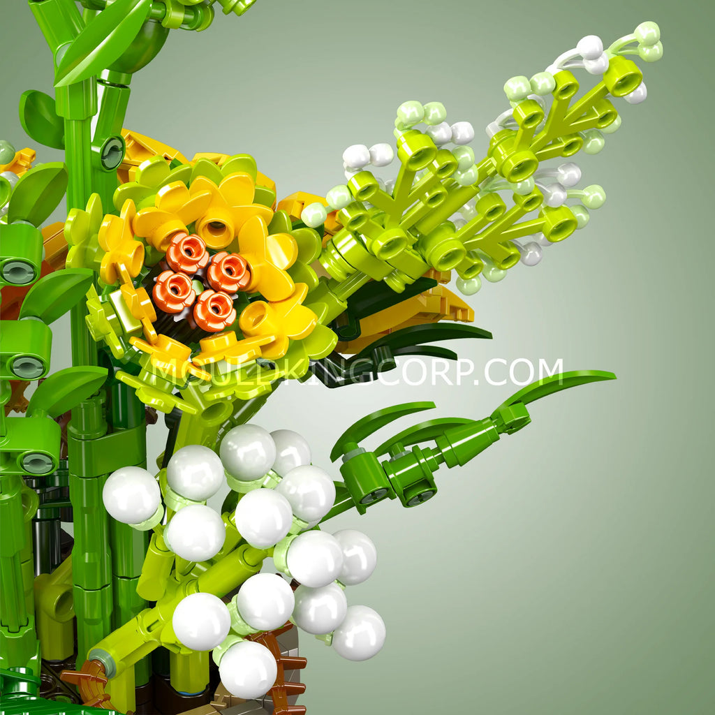 Mould King 24110 Sonnenblumen-Topfbausatz | 1047 Teile