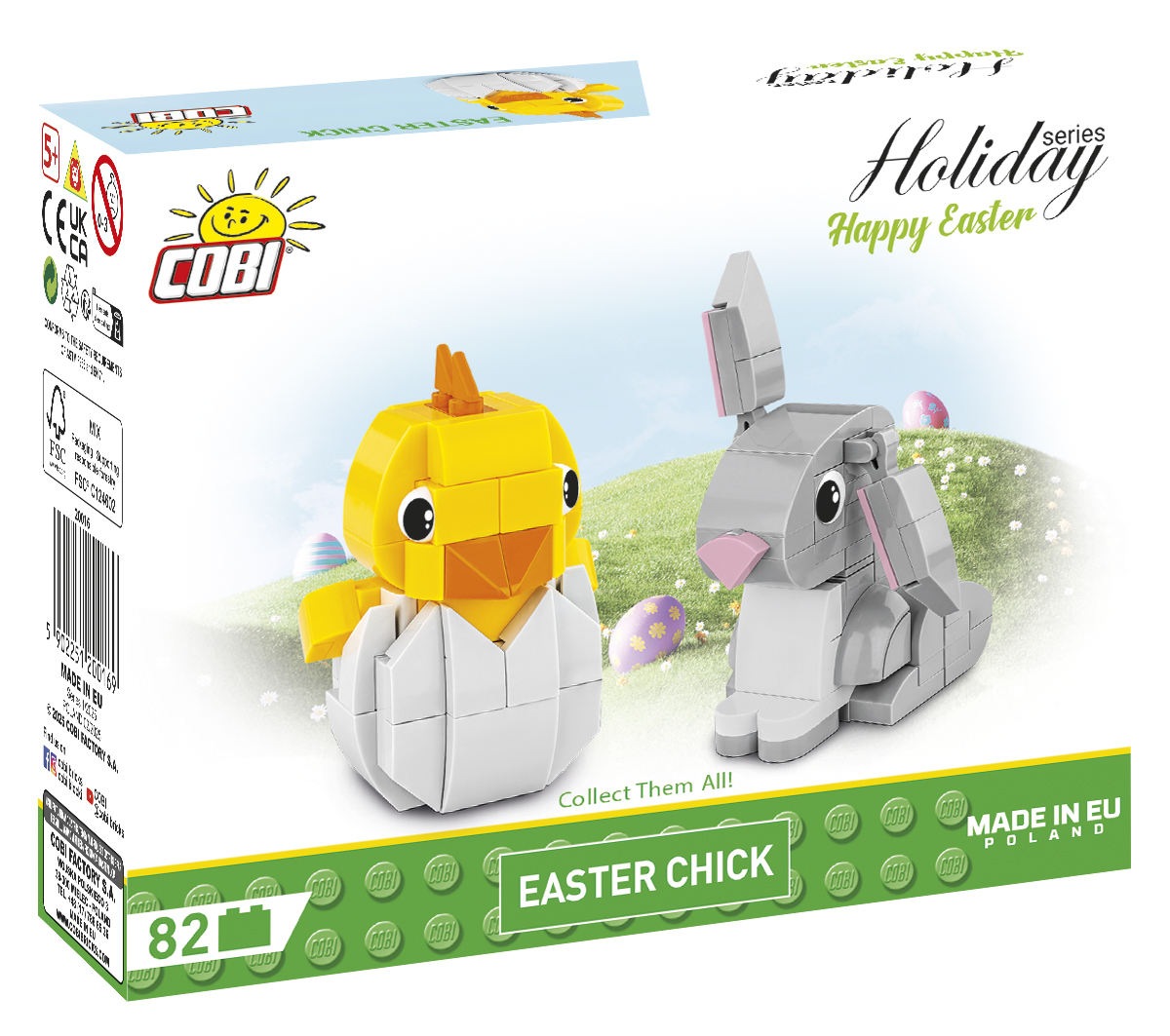 COBI 20016 Osterküken Easter Chick | 82 Teile Oster-Set – Bild 2