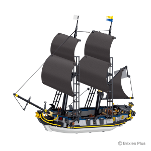 BRIXIES Plus Piraten Schiff groß