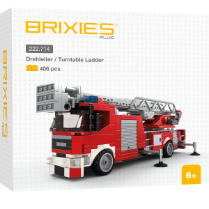 BRIXIES Plus Feuerwehr Drehleiter / Turntable ladder