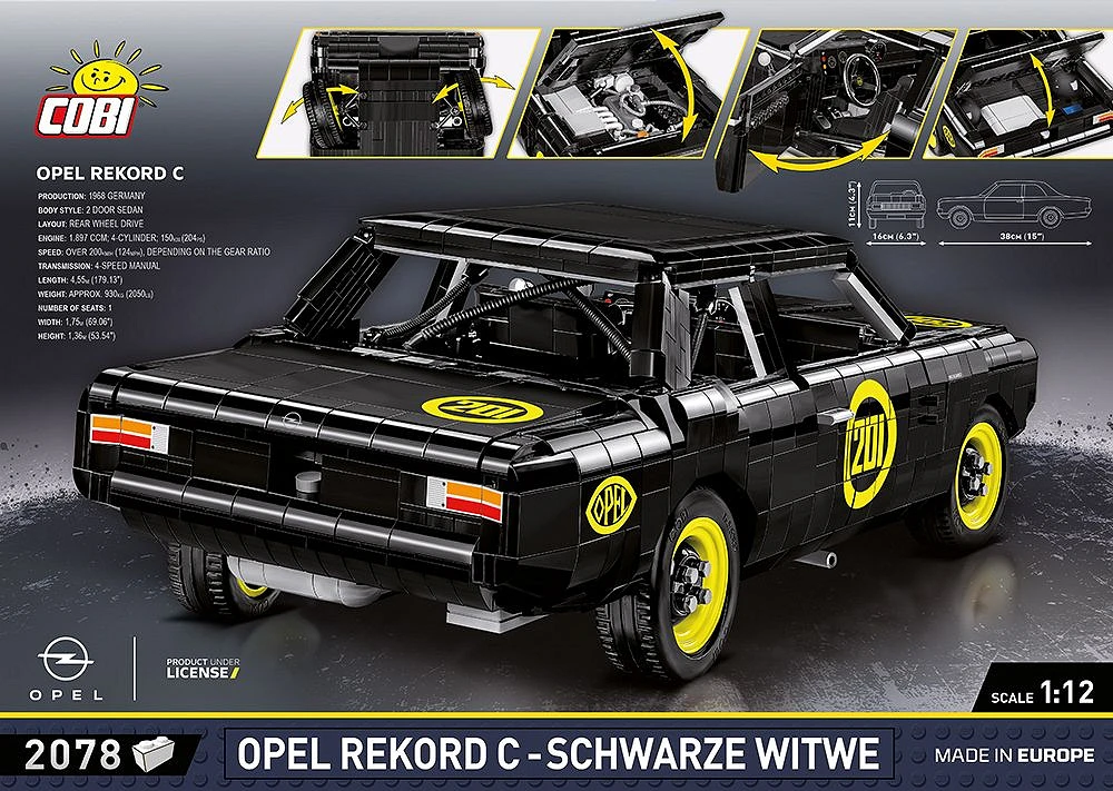 COBI Opel Rekord C Schwarze Witwe – Bild 11