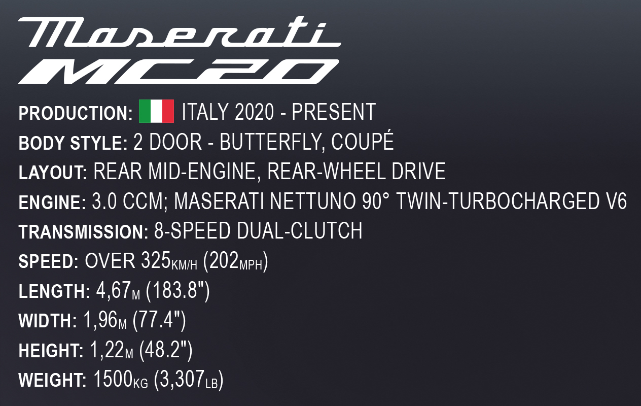 COBI Maserati MC20 – Bild 10
