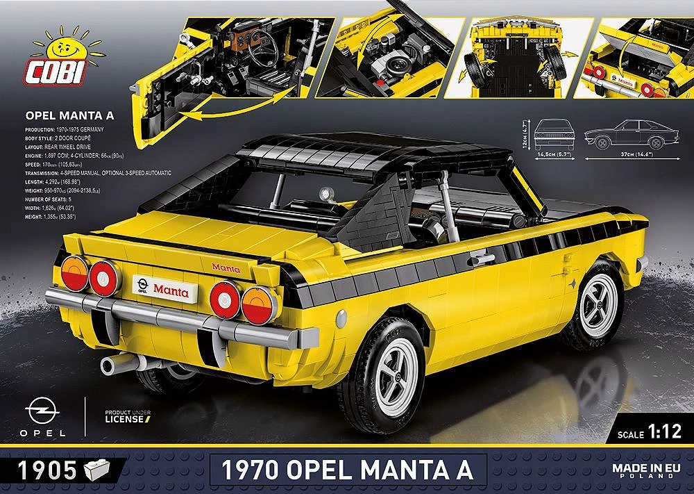 COBI Opel Manta A 1970 – Bild 15