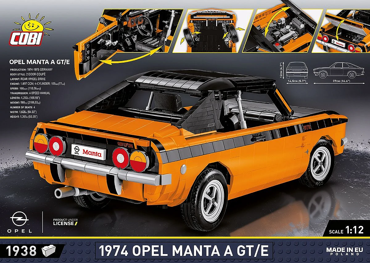 COBI Opel Manta A GT/E 1974 – Bild 13