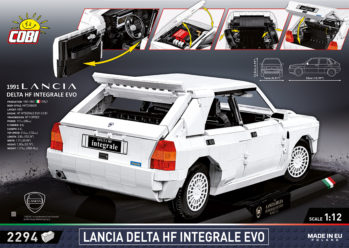 COBI Lancia Delta HF Integrale EVO - Executive Edition – Bild 14