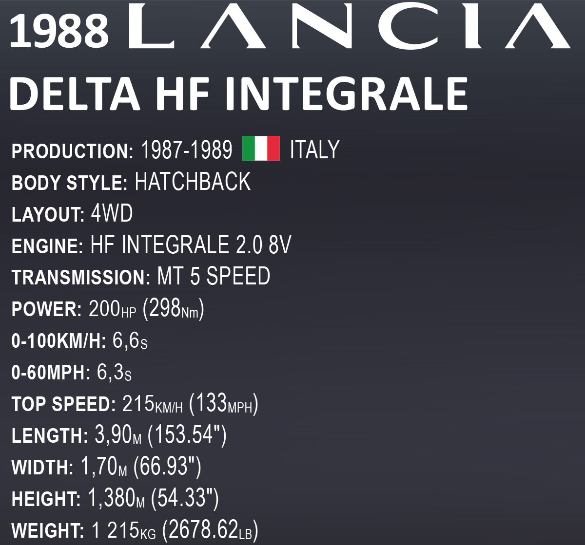 COBI Lancia Delta HF Integrale – Bild 10