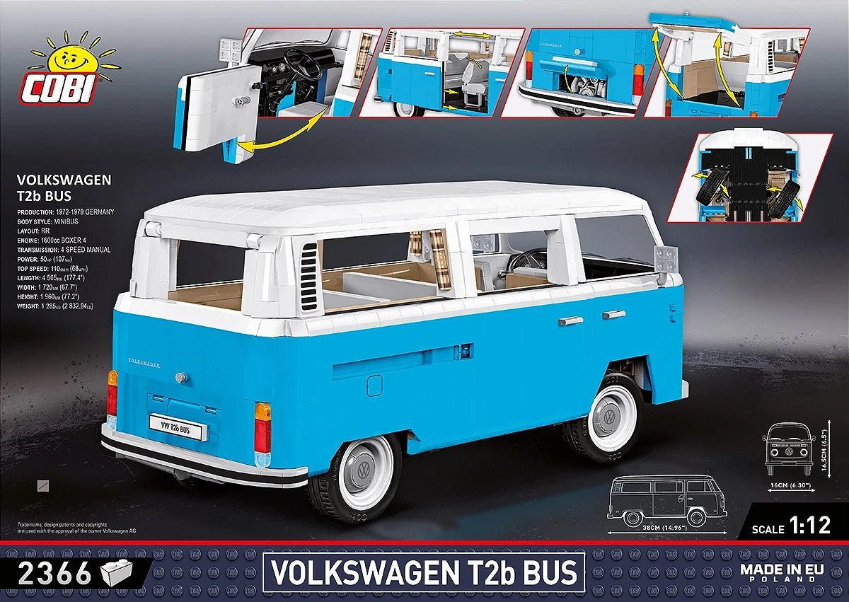 COBI Volkswagen T2b Bus – Bild 12