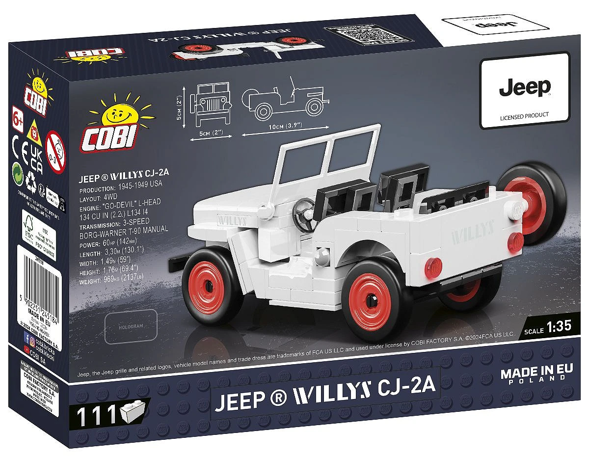 COBI Jeep® Willys Cj-2A Weiß – Bild 2