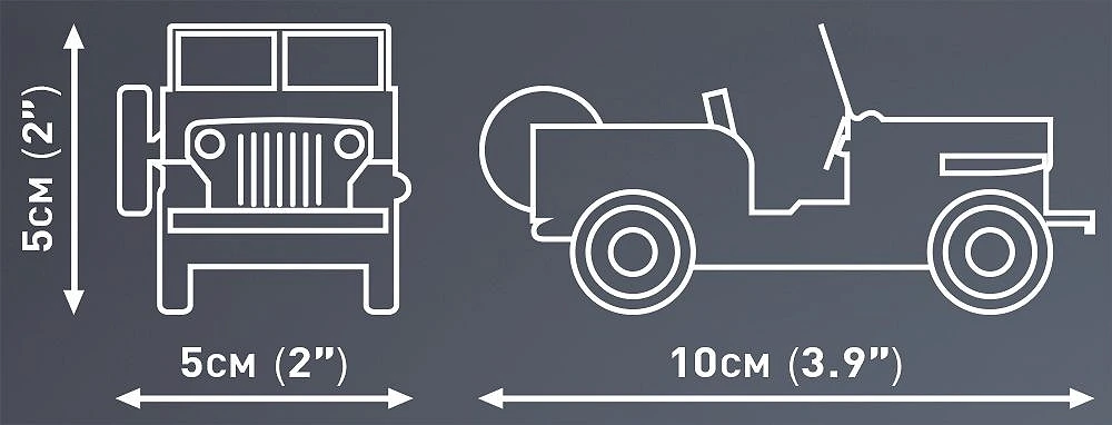 COBI Jeep® Willys Cj-2A Weiß – Bild 4