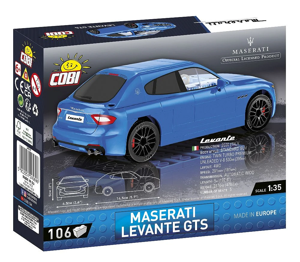 COBI Maserati Levante GTS Blau – Bild 2