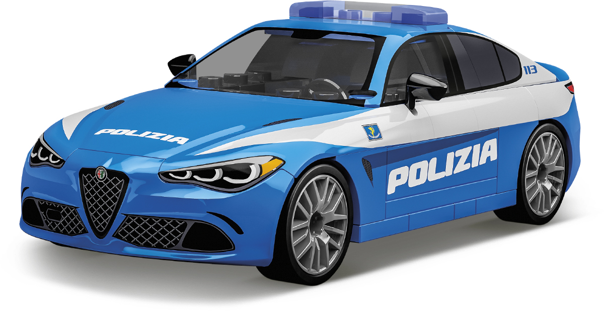 COBI Alfa Romeo Giulia Quadrifoglio Polizia – Bild 3
