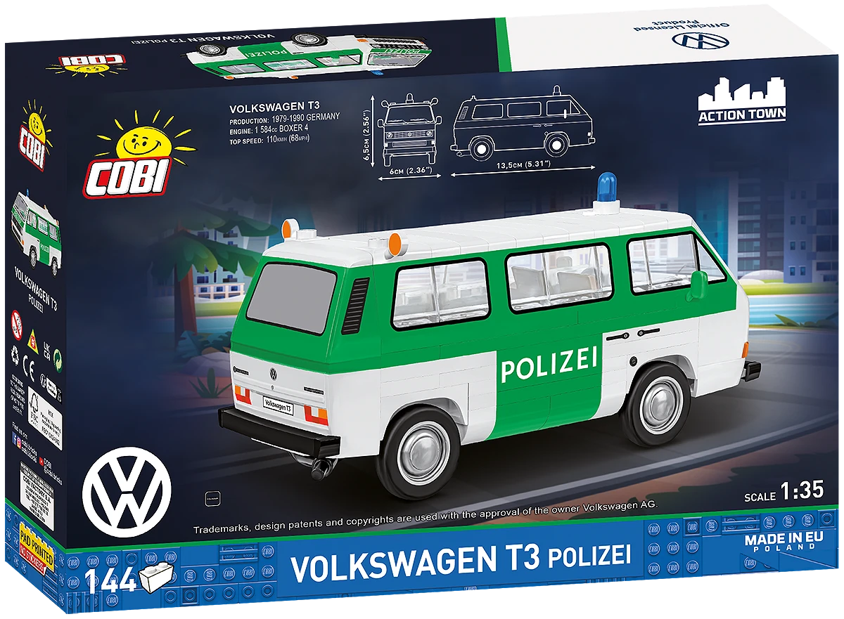 COBI Volkswagen T3 Polizei – Bild 2