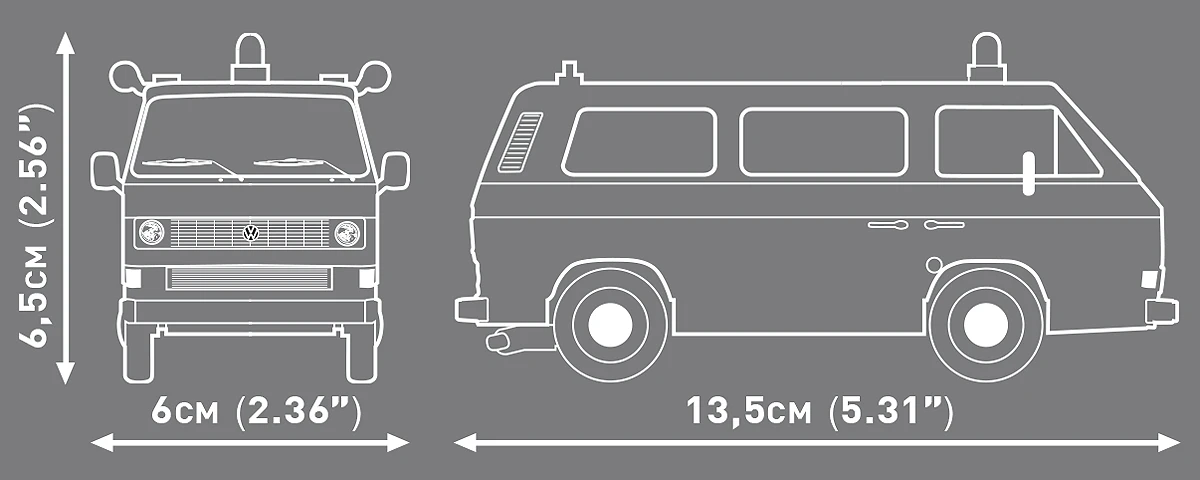 COBI Volkswagen T3 Polizei – Bild 5