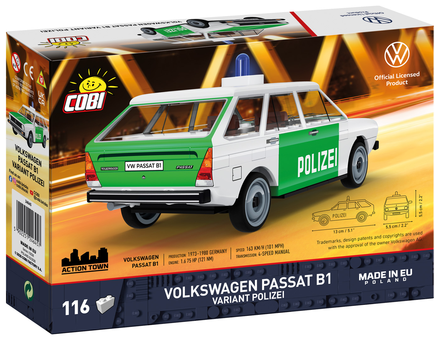 COBI Volkswagen Passat B1 Variant Polizei – Bild 2