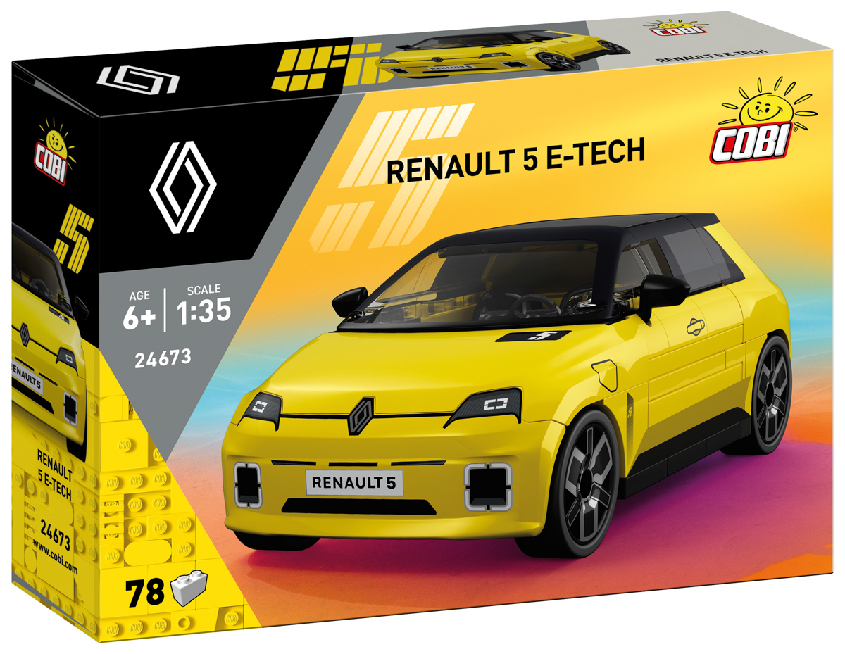 COBI Renault 5 E-Tech Gelb