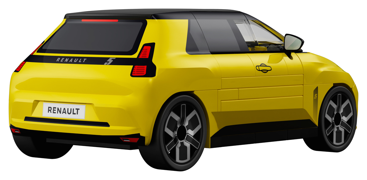 COBI Renault 5 E-Tech Gelb – Bild 4
