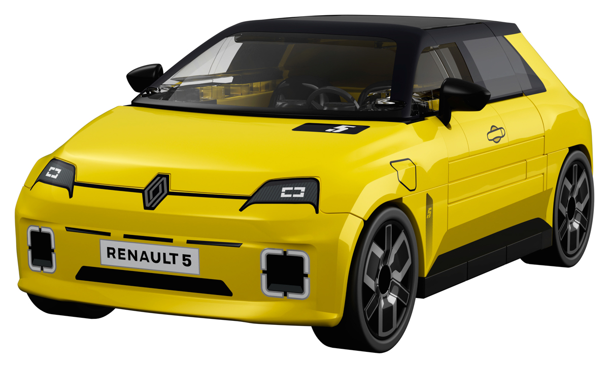 COBI Renault 5 E-Tech Gelb – Bild 3