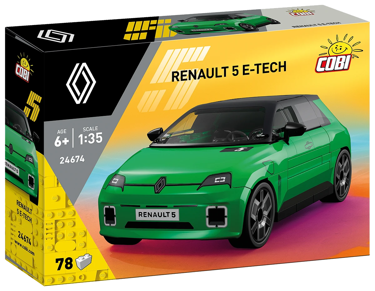 COBI Renault 5 E-Tech Grün