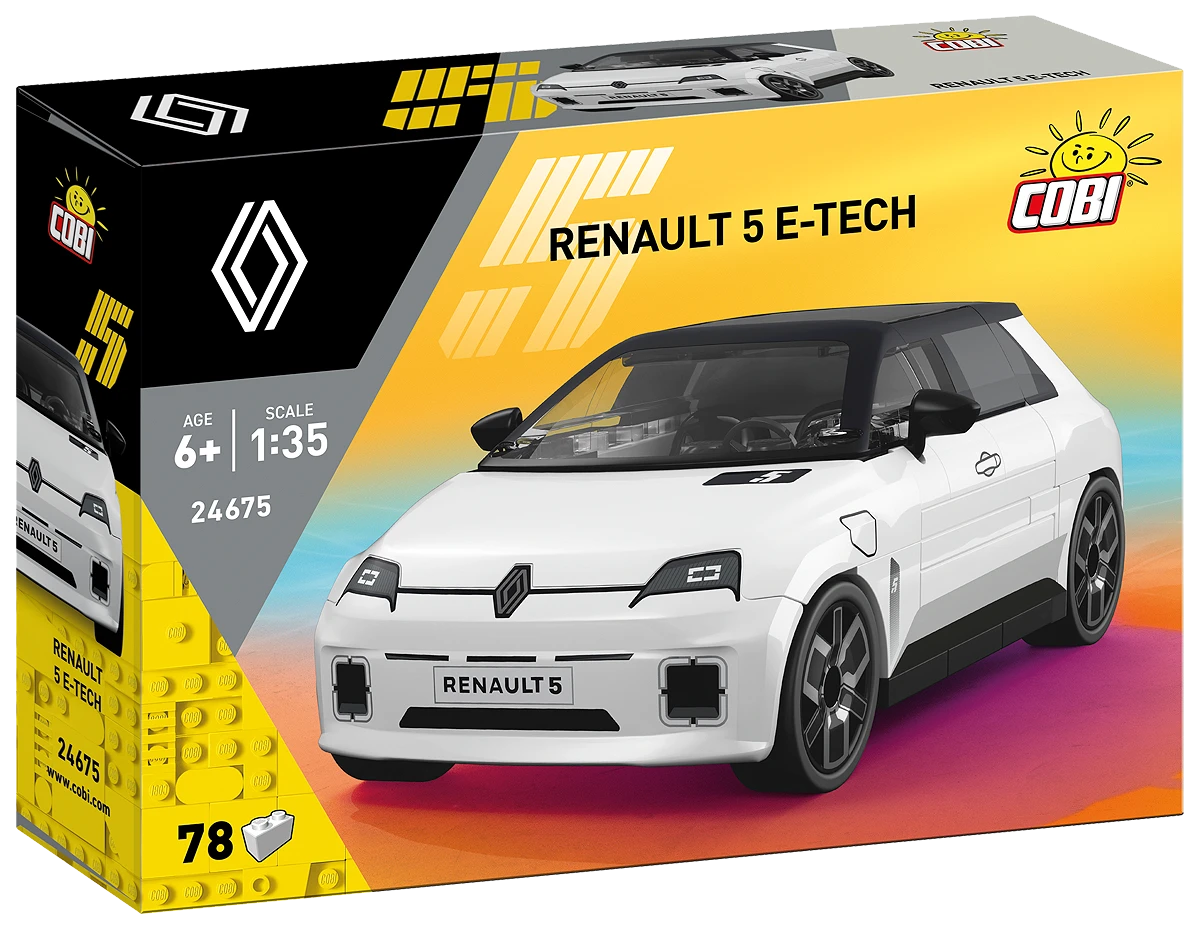 COBI Renault 5 E-Tech Weiß