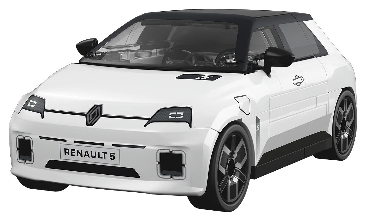 COBI Renault 5 E-Tech Weiß – Bild 3
